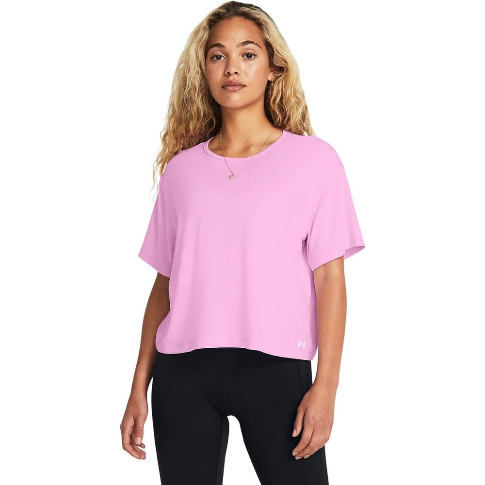 Under Armour Motion Short-Sleeve T-Shirt for Ladies - Stellar Pink - XXL